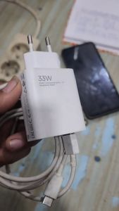 Charger Xiaomi Mi Turbo 33W Fast Charging Plug EU Warna Putih