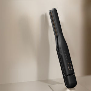 Mens Straightener Hair Straightener 4 Adjustable Temperature Settings 30s Fast Heating Mini Flat Iron for Smooth Shiny & Hea