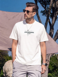 Enjeolon | Hefty Soft Long Staple Cotton Summer Short Sleeve T-Shirt for Men