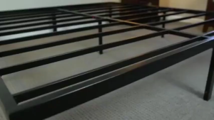 Bayee เตียงเหล็ก 4/5/6ฟุต โครงเตียงเหล็ก โครงเตียงแข็งแรง สามารถรองรับที่นอนได้ โครงเตียง รับน้ำหนักได้ 500KG ความมั่นคงสูง เตียงคุณภาพสูง กรอบโลหะ