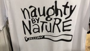 Kaos Naughty By Nature Hip Hop Tshirt Bahan Katun