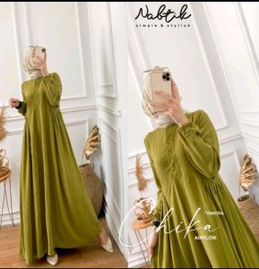 Gamis Cika Cringkel air flow
