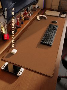 JIELEFAN | Waterproof Large Leather Mouse Pad