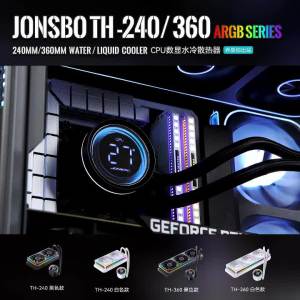 JONSBO | Tản Nhiệt Nước CPU JONSBO TH-240 Với Màn Hình Kỹ Thuật Số Két Nước 240mm Dành Cho LGA1700 1851 1200 115X AM4 AM5 - Hệ Thống Làm Mát Bằng Chất Lỏng AIO Tích Hợp ARGB