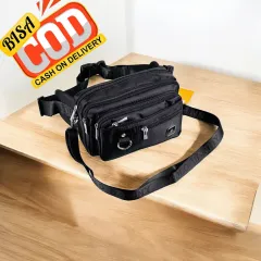 Kurnia Bag-Tas selempang pria multifungsi Tas pinggang pria Waterproof tas waistbag pria polo