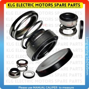 Mechanical seal 14mm x 24odx5 long spring single cap water pump