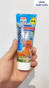 Kem đánh răng trẻ em Prokudent 75ml nội địa Đức an toàn không cay