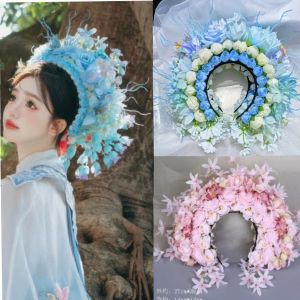 Quanzhou Finished Product Floral Hair Accessories for Women Ethnic Style Photography Props Childrens Fashion Accessories