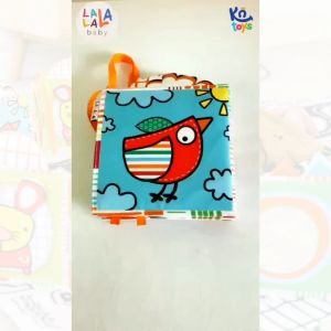 Sách Vải ZicZac Đa Tương Tác Kiêm Đồ Chơi Quây Cũi Kích Thích Thị Giác Cho Trẻ Sơ Sinh - Lalala Baby