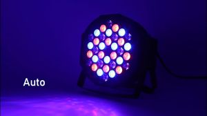 Disco RGB Par Light 18 36 54 LED NEW Stage Light Effect 9 Channels Support DMX512 for Room DJ Bar Party Remote Control