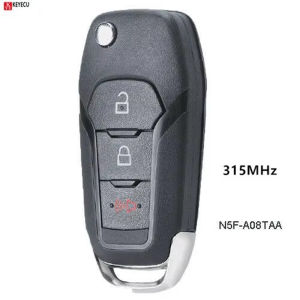 KEYECU Replacement Flip Remote Key Fob 315MHz ID49 Chjp for Ford F150 F250 F350 2015 2016 2017 2018 2019 FCC: N5F-A08TAA