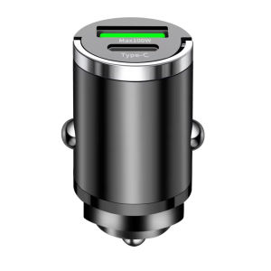 Mini 100W PD QC3.0 Pull Ring Fast Charging Car Charger USB Type C Car Phone Charger Adapter For iPhone 15 Xiaomi Samsung Huawei