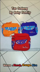babyscots tas sedang baby family BFT5201  tersedia warna merah  orange dan biru