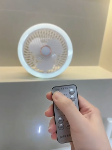 พัดลมไร้สาย 8นิ้ว 10000mAH สามารถแขวน/ตั้งโต๊ะ/ติดผนัง ใช้งานได้นาน 28 ชั่วโมง ความเร็วลม 3 ระดับ ระดับแสง 3 ระดับ พัดลมแรง พัดลมแขวน พัดลมตั้งโต๊ะ พัดลมusb พัดลมมือถือ พัดลมพกพา พัดลมแคมป์ปิ้ง