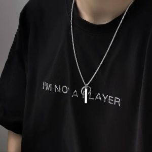 Kalung Titanium Pria Model Korea Anti Karat | Kalung Drakor Elegan & Maskulin