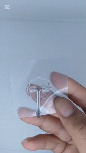 Hook Transparan / Gantungan Kait Tempel