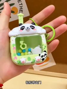 【Ready】Gantungan Kunci Ball Claw Machine Mainan Kreatif Mesin Derek Kreatif Mainan Anak