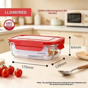 LocknLock | Microwaveable Glass Meal Box