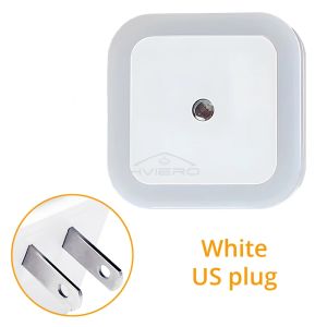 Square Night Light LED Intelligent Control Induction Energy-saving Bedside Socket Lamps Room Hallway Toilet Wall Home Lighting