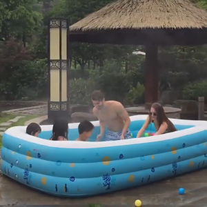 Bể bơi cho trẻ em hồ bơi cho bé phao bơi cho bé bể bơi cho bé 2-3 tầngTặng bơm hơi