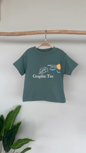 LEWIS EMMA - Graphic Tee 2 (6 Bulan-12 Tahun) Kaos Anak Laki-Laki / Atasan Lengan Pendek