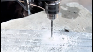 SEJESE Serrated Eccentric Drill Bit Four-Edged High Hardness Concrete Drill Bit Set Multifunction Skewed Head Tile Drill Bit Drilling Tool