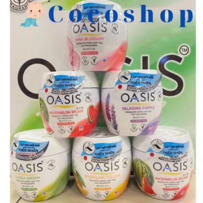 Sáp thơm phòng đuổi muỗi Oasis các loại 180g