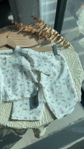 5 ส่วน ชุดนอนเด็ก พิมพ์ละวน เสื้อผ้าเด็ก สร้างความรู้สึกสวยของผู้ชายและเด็กผู้หญิง