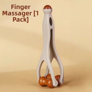YOULE | Finger Pressure Soothing and Relaxation Wooden Roller Massage Tool