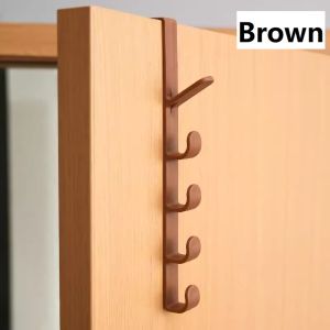 Door Back Organizer Hooks Behind the Door Cabinet Wardrobe Hanging Coat Hook Hats Towel Hanger Dormitory Door Hook Storage Rack