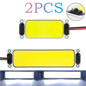 2PCS LED Car With Switch Reading Night Light 12-90V Interior COB Light Ceiling Lamp with On Off for Van Lorry Truck Camper Boat