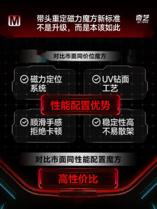 Đồ Chơi Khối Khối Lượng Giới Hạn Qiyi Warriors Magnets Magic Cube UV Edition Dành Cho Trẻ Em Độ Tuổi Từ 6-14 Tuổi