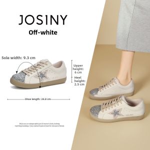 Josiny | Warm White Casual Shoes