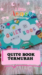 QUIET BOOK / BUSY BOOK Mainan Edukasi Buku Anak Kreatif Buku Aktivitas Bayi Tempel Stiker Latihan Montessori