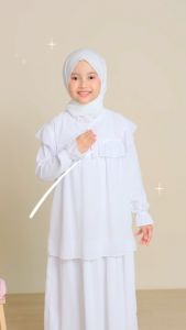 Soulleha Gamis Anak Rahma Ceruty Babydoll dan Furing 1-11 Tahun