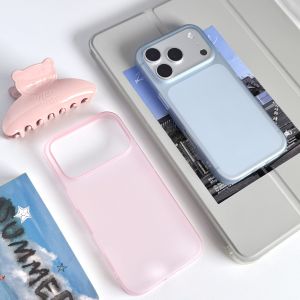 Ultra Thin Translucent Frosted PC Hard Case For iPhone Air 17 16 15 14 Plus 13 12 11 Pro Max Clear Matte Shockproof Armor Cover