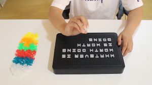 Birthday Lights LED Lightbox DIY Luminous Pixel Letter USB Battery Wedding Christmas Day Party Message Board Birthday Gift