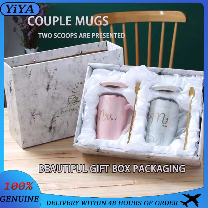 Creative Cute Water Cup Marble Ceramic Cup Couple Mug Coffee WEDDING ...