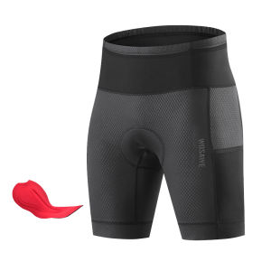 WOSAWE | Cycling Shorts Elastic Quick Drying with Thickened Silicone Padding Mens