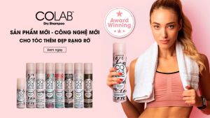 Dầu gội khô Colab hương nguyên bản 200ml - Làm sạch tóc và da đầu không để lại vệt trắng