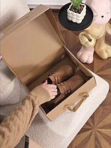 DUSTO | Giày Bệt Nữ Lông Phủ Dễ Mang Ấm Áp