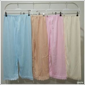 Celana Kulot Daleman Wanita Motif Polos Panjang / Celana Kulot Muslim