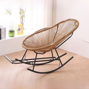 Modern Simple Adult Swinging Chair Wicker Chair Pad Balcony Leisure Living Room Home Use Willow Branch Chair Economic Type