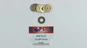 Ring Plat 10 WP 6 X 16 Reng Plate Pelat Washer Kunci 10 Diameter 6mm x 16mm Tebal 1mm