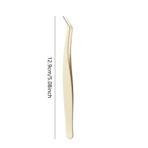 Dorisna Multifunctional Tweezers Stainless Steel Eyelash Tweezers Grafting False Eyelash Makeup Aids Beauty Tools