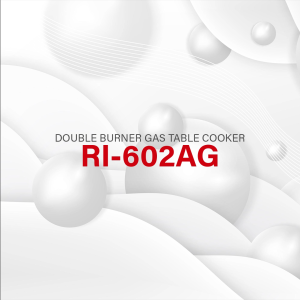 Rinnai RI-602AG Double Burner Gas Stove