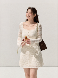 Đầm Dây Ren U-Neck Giảm Cân Plus Size