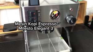 Mesin Kopi Espresso Milesto Elegant 3 Alat Seduh Pembuat Expreso Coffee Maker Machine