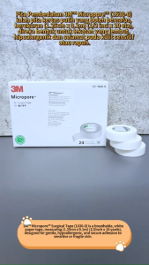 (1 PIECE) 3M Micropore Surgical Tape (1.25cm / 2.5cm / 5cm / 7.6cm) Without Dispenser 9.1M/Roll