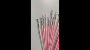 CeeJay ชุดพู่กันอะคริลิค สําหรับตกแต่งเล็บเจล 15 ชิ้น พู่กันหัวเล็ก Nail brush